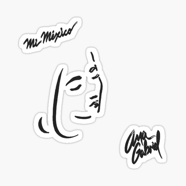 “Ana Gabriel” Sticker for Sale by CollierFashion | Redbubble