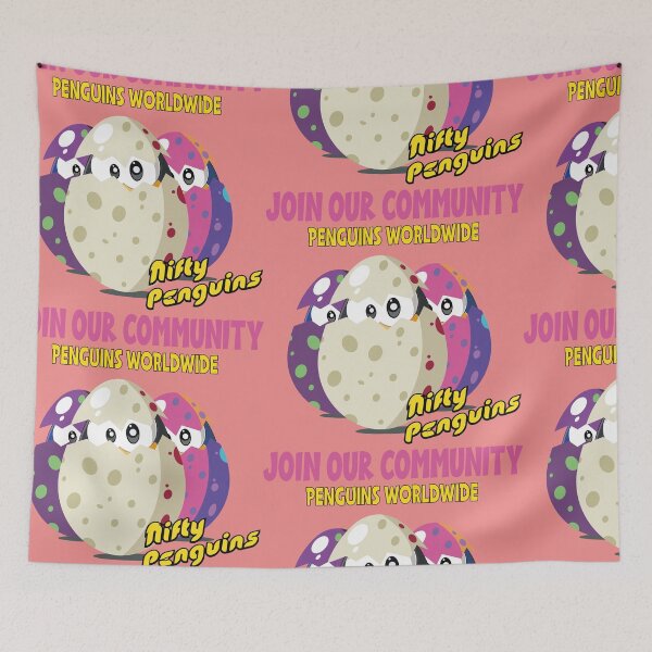 Item preview, Join the Penguin Lovers' Community - Nifty Stories designed and sold by NiftyPenguins.