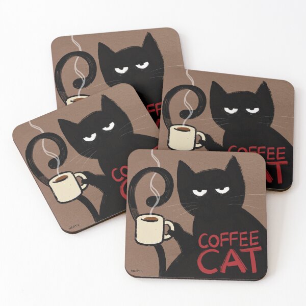 Item preview, Coffee Cat designed and sold by JohnnyDraws1.