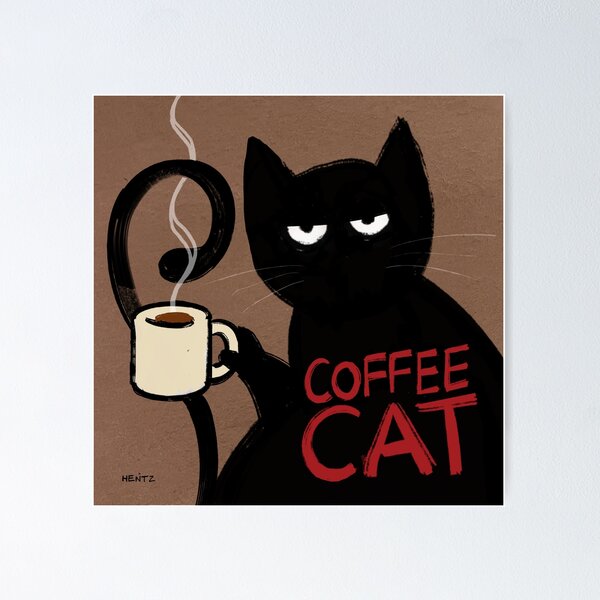 Item preview, Coffee Cat designed and sold by JohnnyDraws1.
