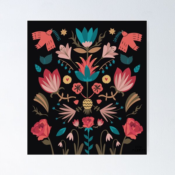 Folk Art Poster