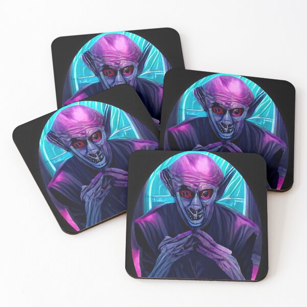 Artikelvorschau, Abstrakter Neon-Cyberpunk-Nosferatu-Vampir #3 entworfen und verkauft von OddUnderground.
