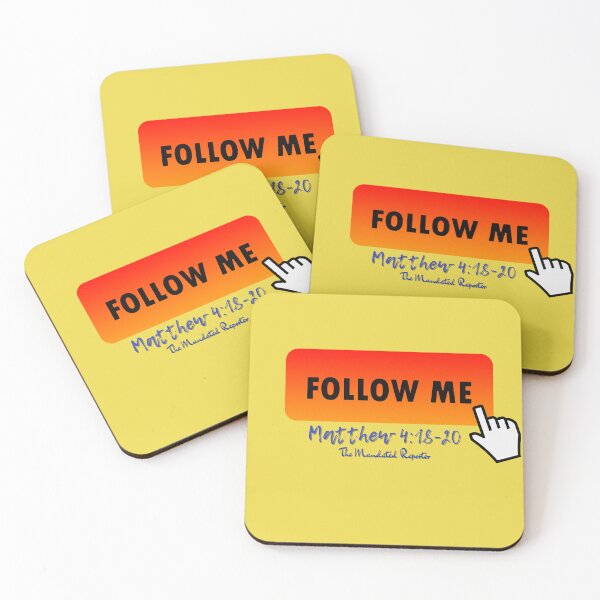 Item preview, Follow Me - Matthew 4:18-20 - Yellow designed and sold by TheReporter1.
