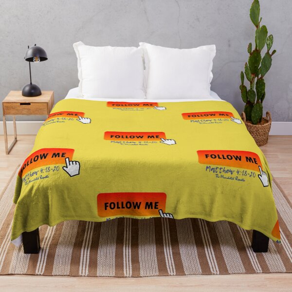 Item preview, Follow Me - Matthew 4:18-20 - Yellow designed and sold by TheReporter1.