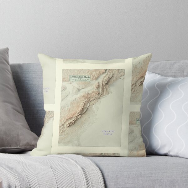 Item preview, Appalachian Trail, USA Shaded Relief Map 3D digitally-rendered designed and sold by ThinkAboutMaps.