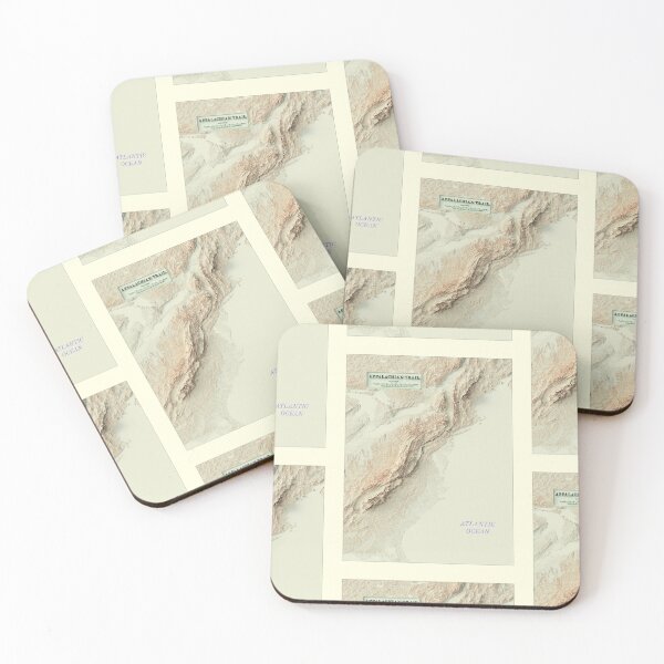 Item preview, Appalachian Trail, USA Shaded Relief Map 3D digitally-rendered designed and sold by ThinkAboutMaps.