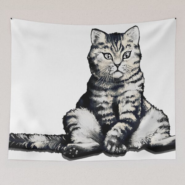 Item preview, Mesmerized Cat designed and sold by Amanda Richmond.