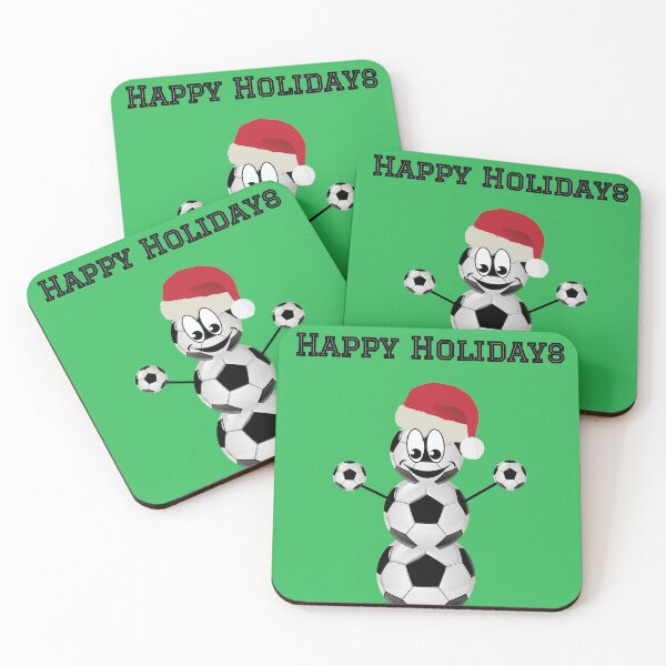 Item preview, Soccer Santa Snowman Happy Holidays designed and sold by cmd-art.