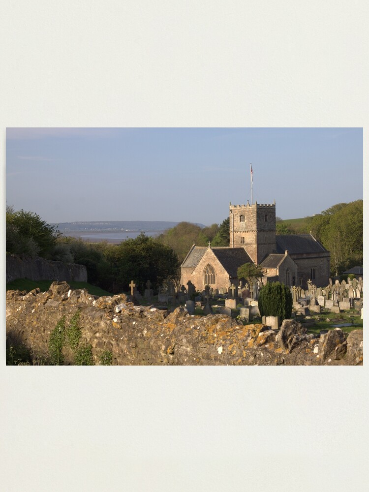 Alternate view of St Andrews Church, Clevedon Photographic Print