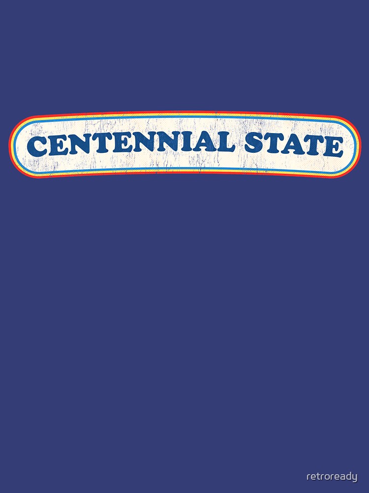 Centennial State | Retro Badge by retroready