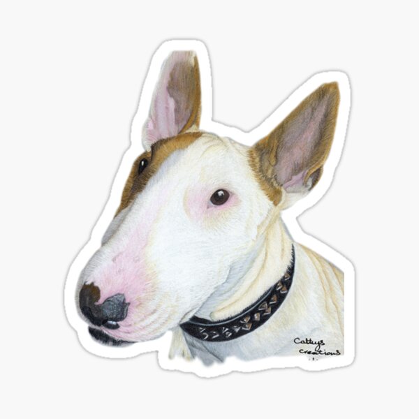 Item preview, Zeke, the Bull Terrier designed and sold by cathyscreations.