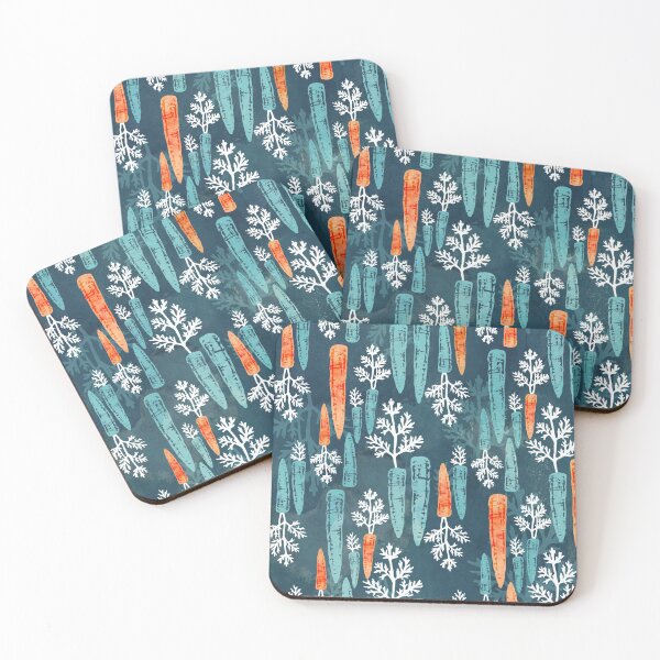 Item preview, Watercolor carrot repeat designed and sold by adenaJ.