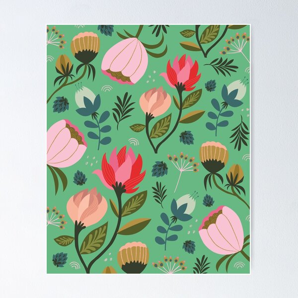 Pretty Florals Poster