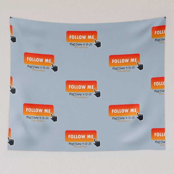 Item preview, Follow Me - Matthew 4:18-20 - Shark Blue designed and sold by TheReporter1.