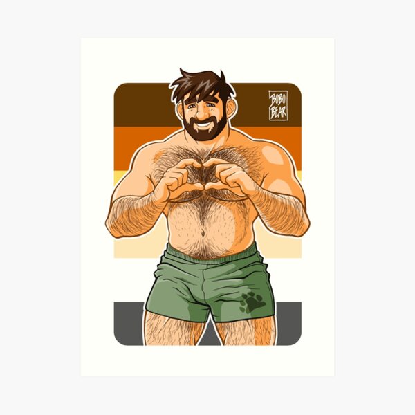 ADAM I LOVE YOU - BEAR PRIDE Art Print