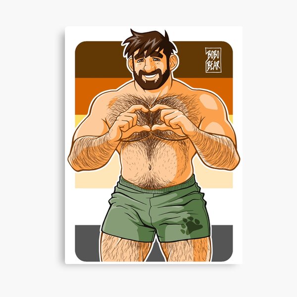 ADAM I LOVE YOU - BEAR PRIDE Canvas Print
