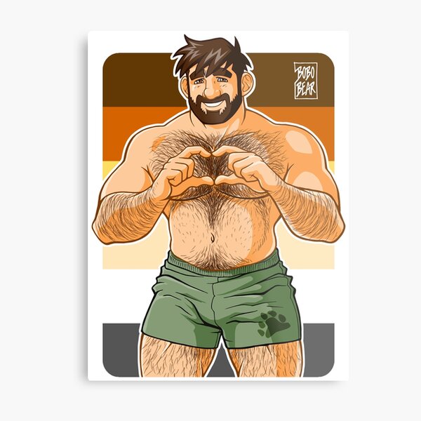 ADAM I LOVE YOU - BEAR PRIDE Metal Print