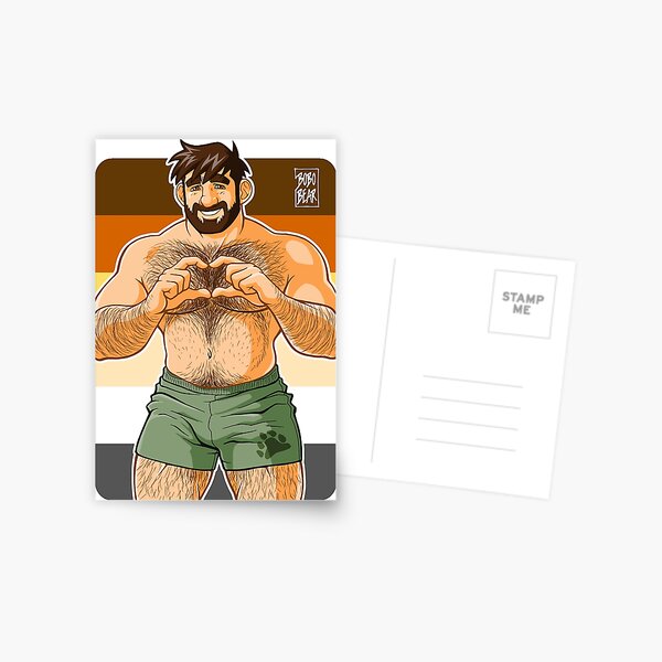 ADAM I LOVE YOU - BEAR PRIDE Postcard