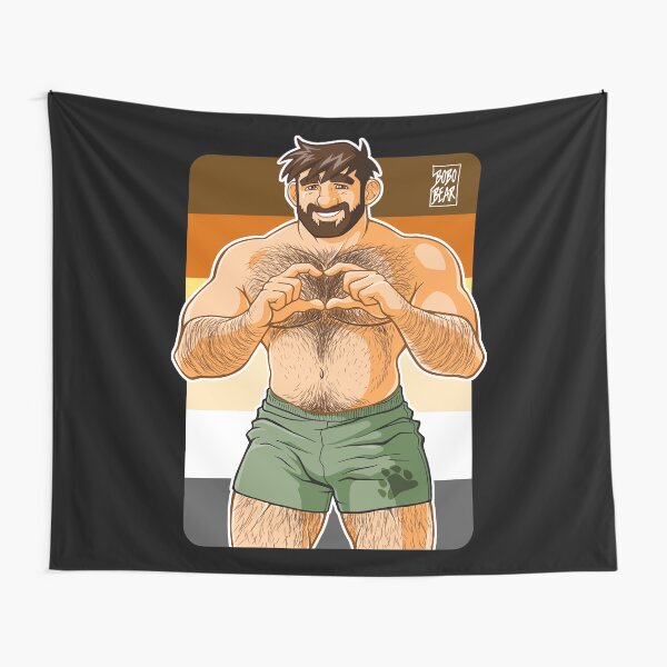 ADAM I LOVE YOU - BEAR PRIDE Tapestry