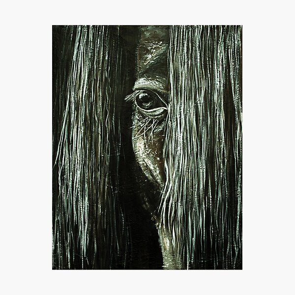 Aperçu de l'œuvre Cheval Noir Blanc créée et vendue par VictoriaMit.