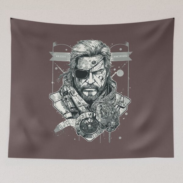 Artikelvorschau, Big Boss Metal Gear Solid Graffiti-Stil entworfen und verkauft von Aspectvs.