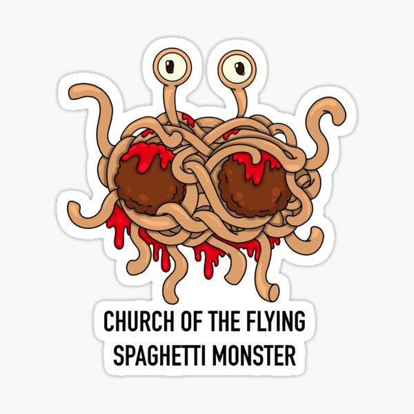 Church of the Flying Spaghetti Monster Sticker