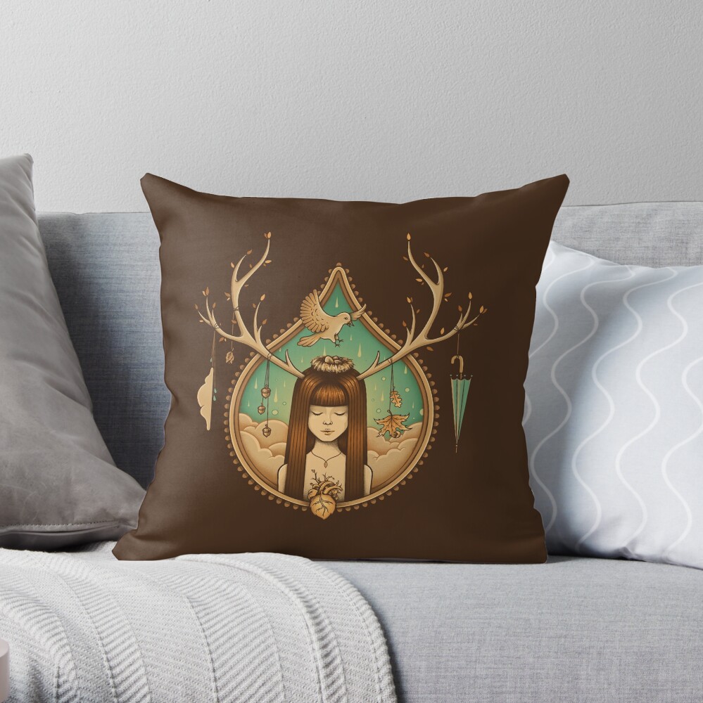 Item preview, Throw Pillow designed and sold by buko.