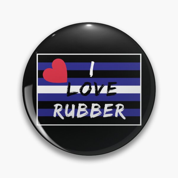 Item preview, WOOFZ® Leather Pride Flag with I Love Rubber designed and sold by woofz.