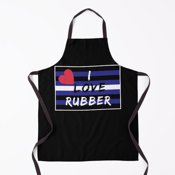 Item preview, WOOFZ® Leather Pride Flag with I Love Rubber designed and sold by woofz.