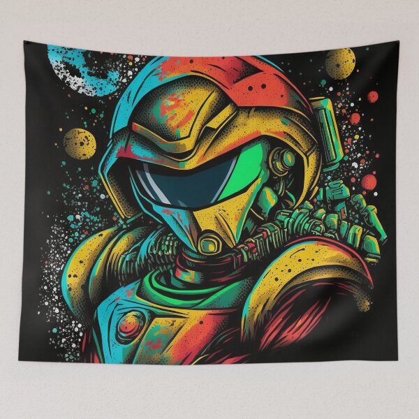 Item preview, Samus Aran Metroid Graffiti stylized Design designed and sold by Aspectvs.