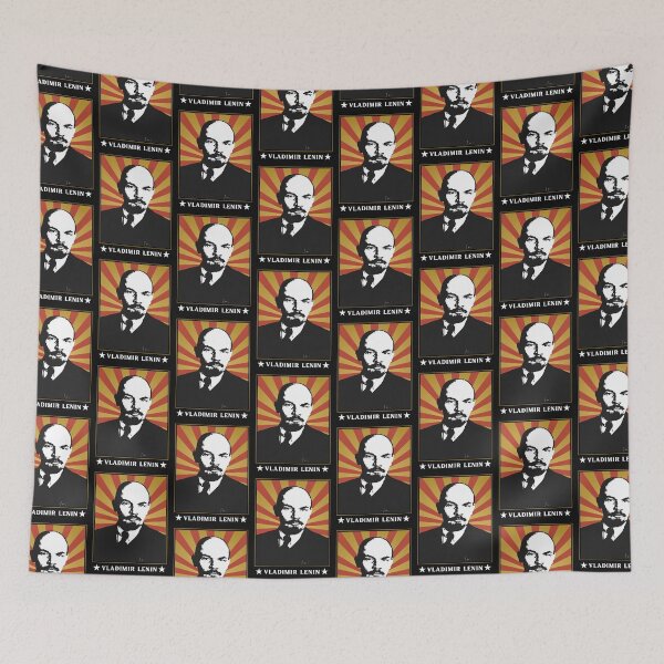 Item preview, Retro Lenin Portrait designed and sold by BluebellPainter.