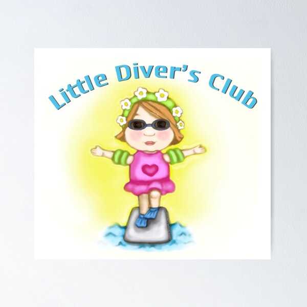 Aperçu de l'œuvre Little Diver's Club Girl créée et vendue par Jamiecreates1.