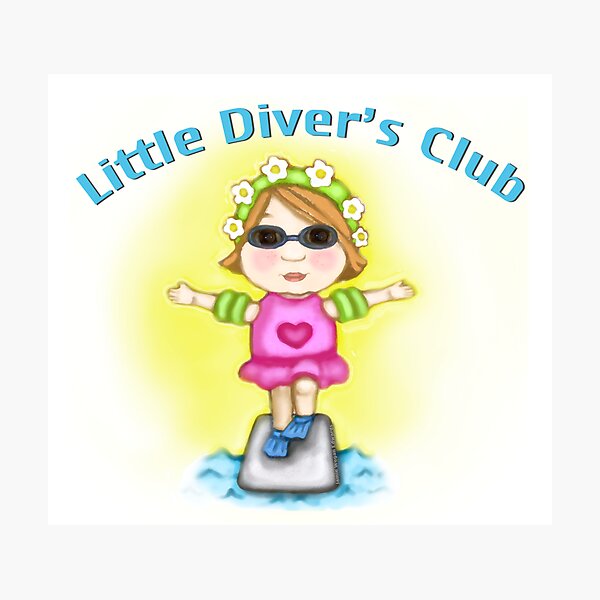 Item preview, Little Diver's Club Girl designed and sold by Jamiecreates1.