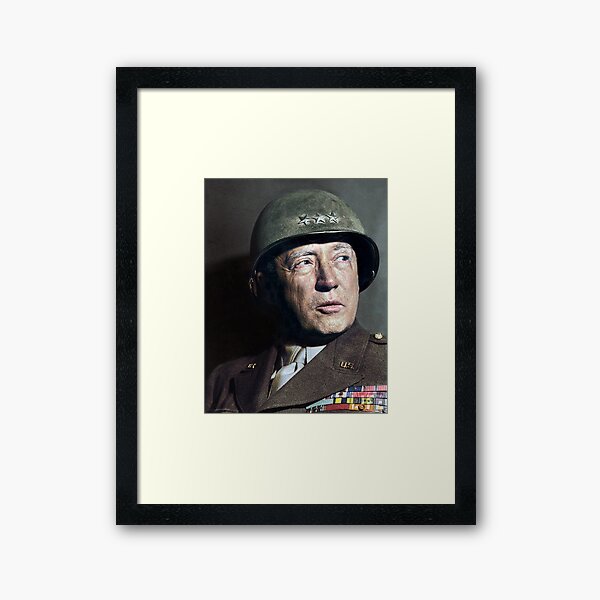 Vista previa del artículo con la obra «General George S. Patton», diseñado y vendido por Marina Amaral.