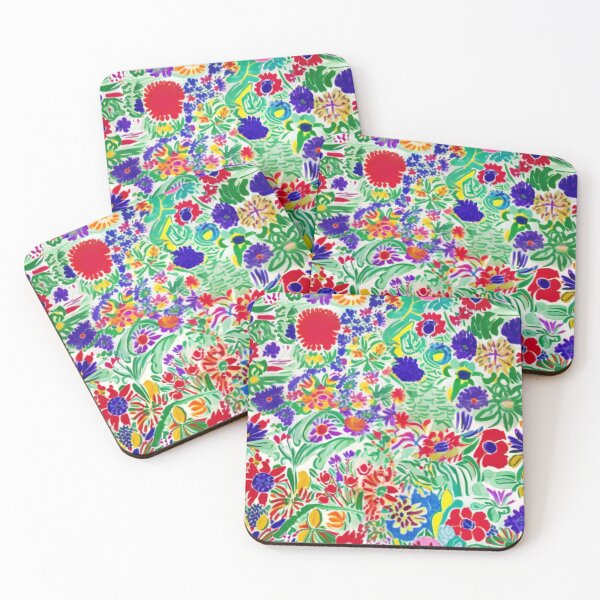 Item preview, Bold Floral inspired by Matisse designed and sold by woodlarks.