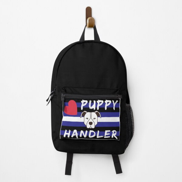 Item preview, WOOFZ® Leather Pride Flag with Puppy Handler designed and sold by woofz.