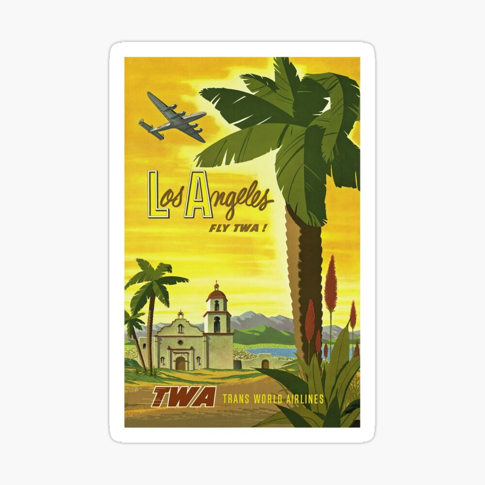 Experiencing Los Angeles: Vintage Los Angeles Travel Posters