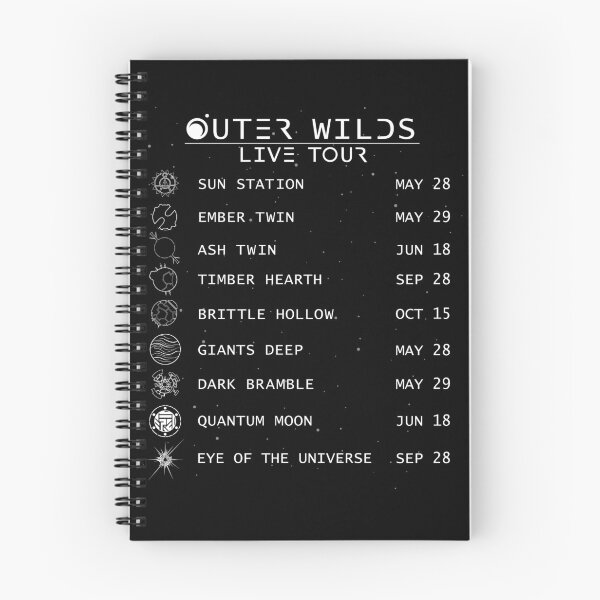 Item preview, Outer Wilds Live Tour designed and sold by BitRadical.