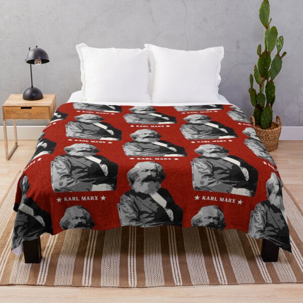 Item preview, Retro Karl Marx Portrait - no border designed and sold by BluebellPainter.