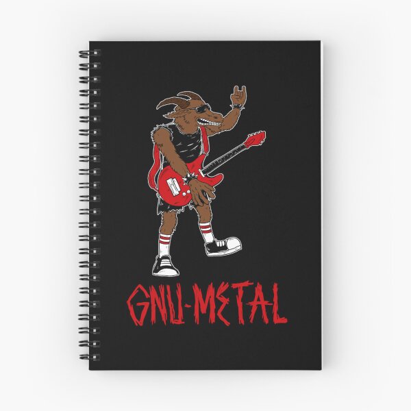 Artikelvorschau, Gnu-Metallwesentliches T-Shirt entworfen und verkauft von lliquegebrabt.