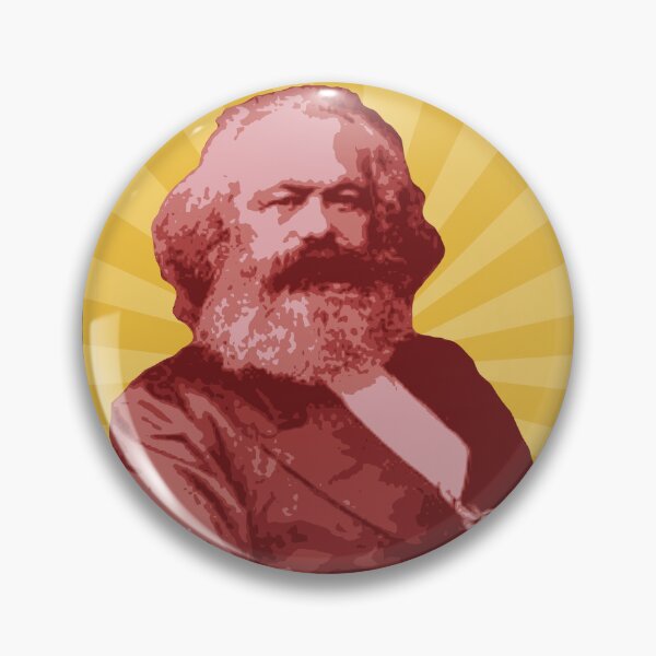 Item preview, Retro Karl Marx Portrait - no border designed and sold by BluebellPainter.