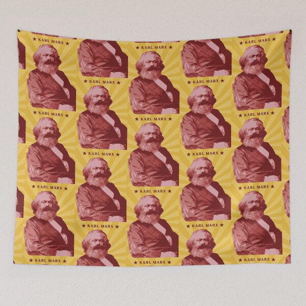 Item preview, Retro Karl Marx Portrait - no border designed and sold by BluebellPainter.