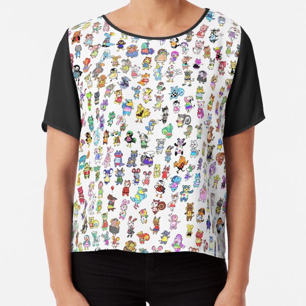 Animal Crossing New Leaf - Tous les villageois Top mousseline