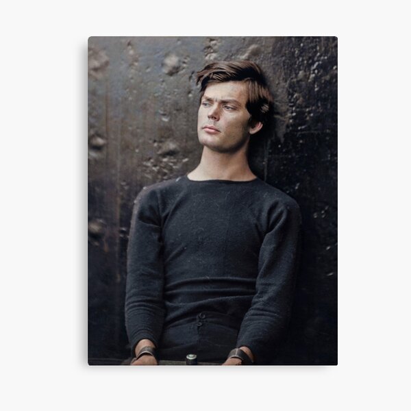 Abraham Lincoln assassination conspirator Lewis Powell in custody, April 14, 1865. Canvas Print
