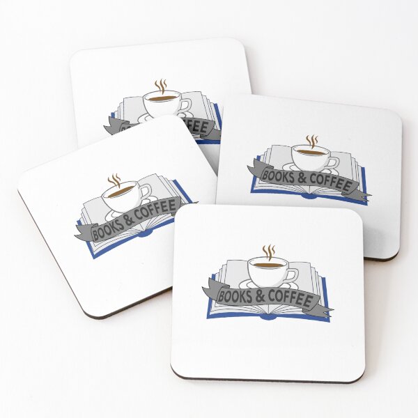 Item preview, Books _ Coffee   designed and sold by Inkandmadnes.