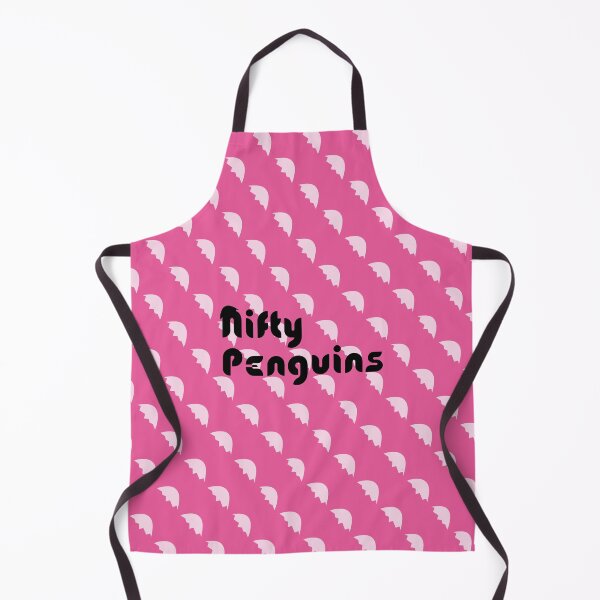 Item preview, White Penguin Eggshell in Pink Background - Nifty Stories designed and sold by NiftyPenguins.