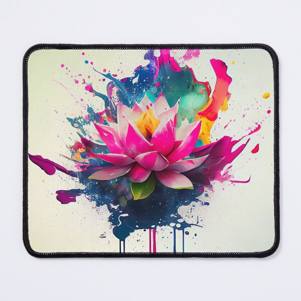 Artikelvorschau, Kunstblumenmuster. Farbenfrohe Blumen entworfen und verkauft von PhotoCreationXP.