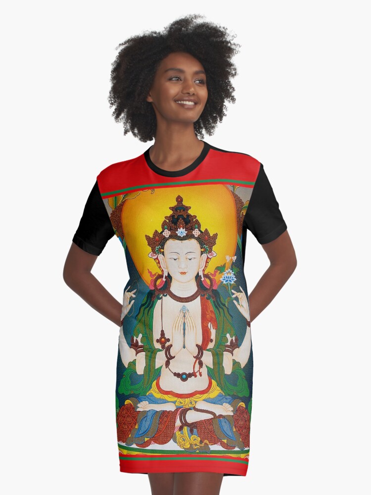 Buddha hotsell print dress