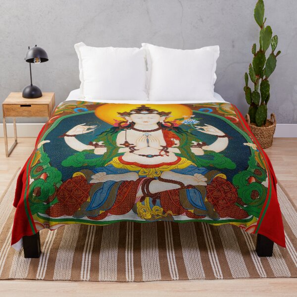 Item preview, TIBETAN ART : Vintage Buddha Avalokiteshvara Print designed and sold by posterbobs.