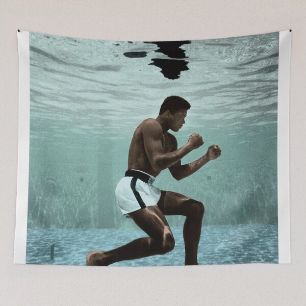 Item preview, Muhammad Ali Boxing Under Water Poster designed and sold by turnelli45.